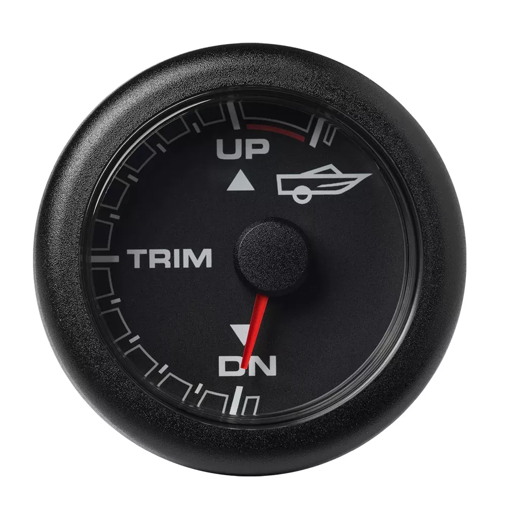 Veratron 52MM 2116 OceanLink Engine Trim Gauge Black Dial Bezel A2C1065830001