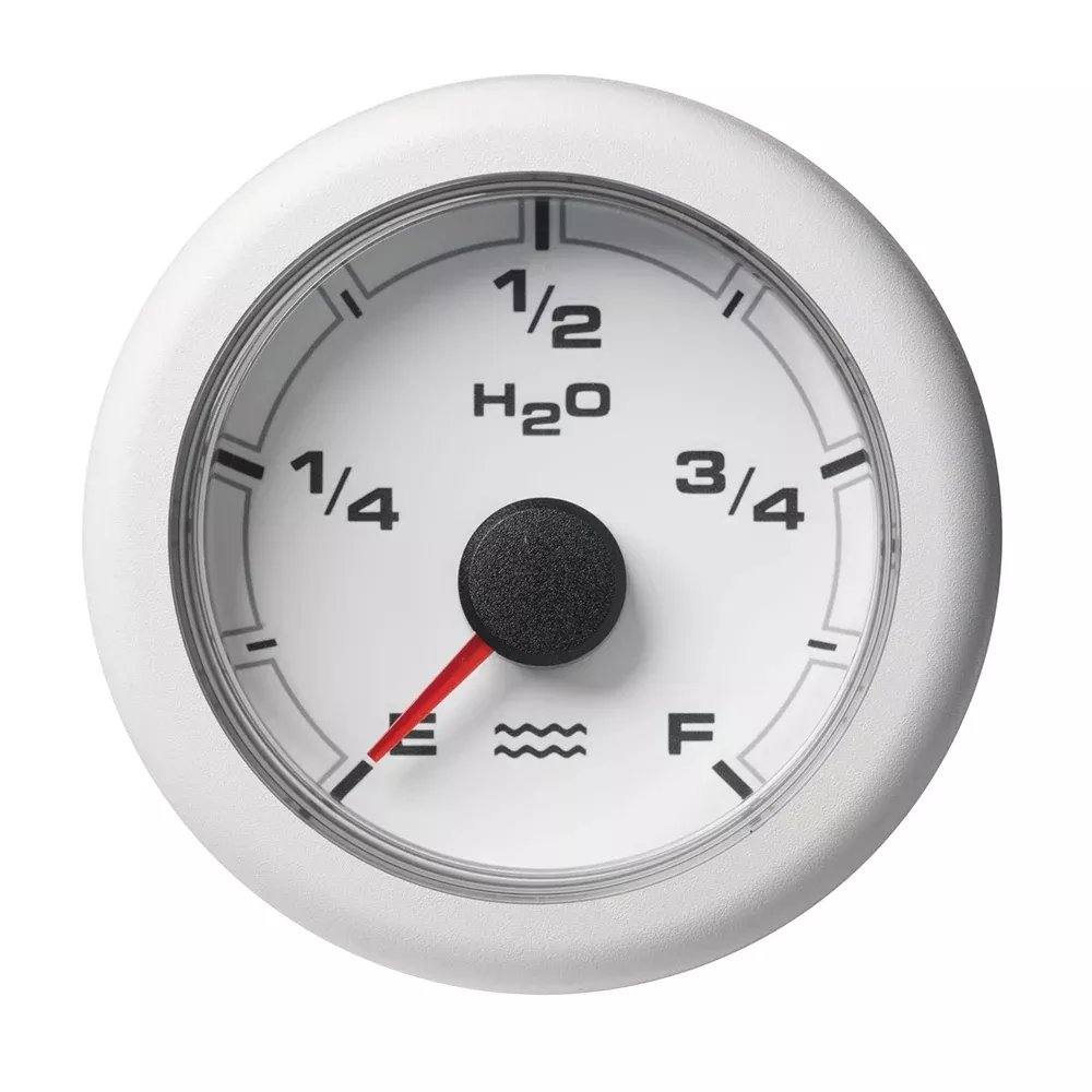 Veratron 52MM 2116 OceanLink Fresh Water Empty Gauge White Dial Bezel A2C1065920001