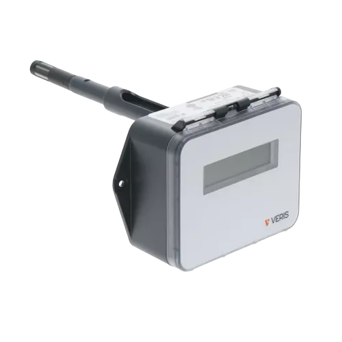 Veris CD2LAXAVX Air Quality Sensor, CO₂ & Temperature, LCD Display, BACnet MS/TP