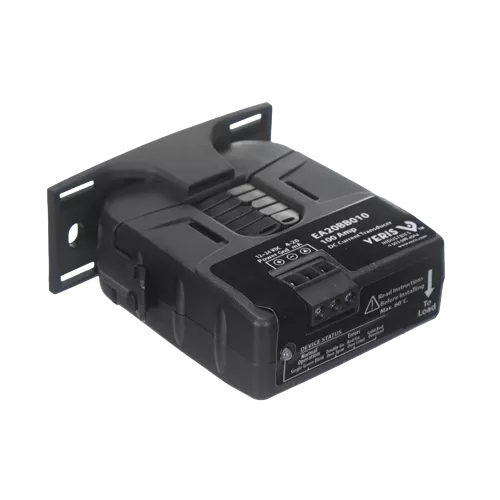 Veris Industries EA20BB010 Current Transducer, 0–100A, Split-Core, 1kVDC Isolation, Unipolar Output