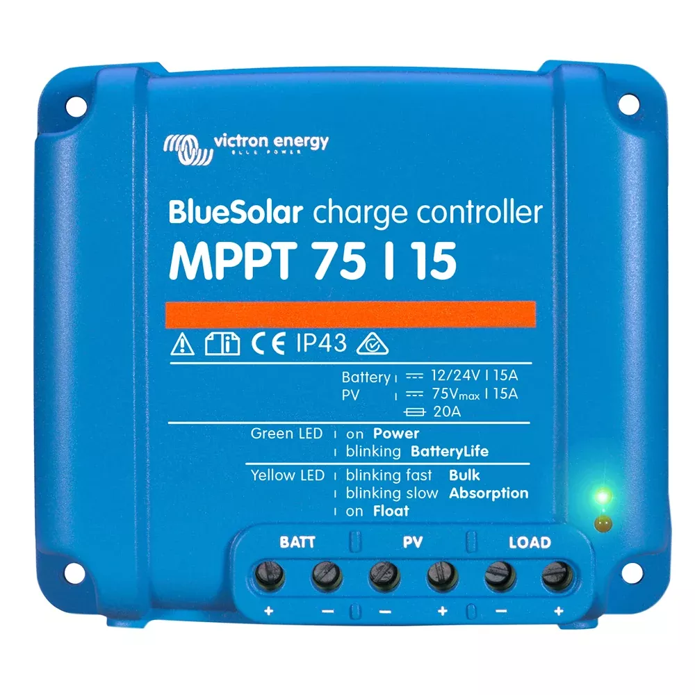 Victron BlueSolar MPPT Charge Controller 75V 15AMP UL Approved SCC010015050R
