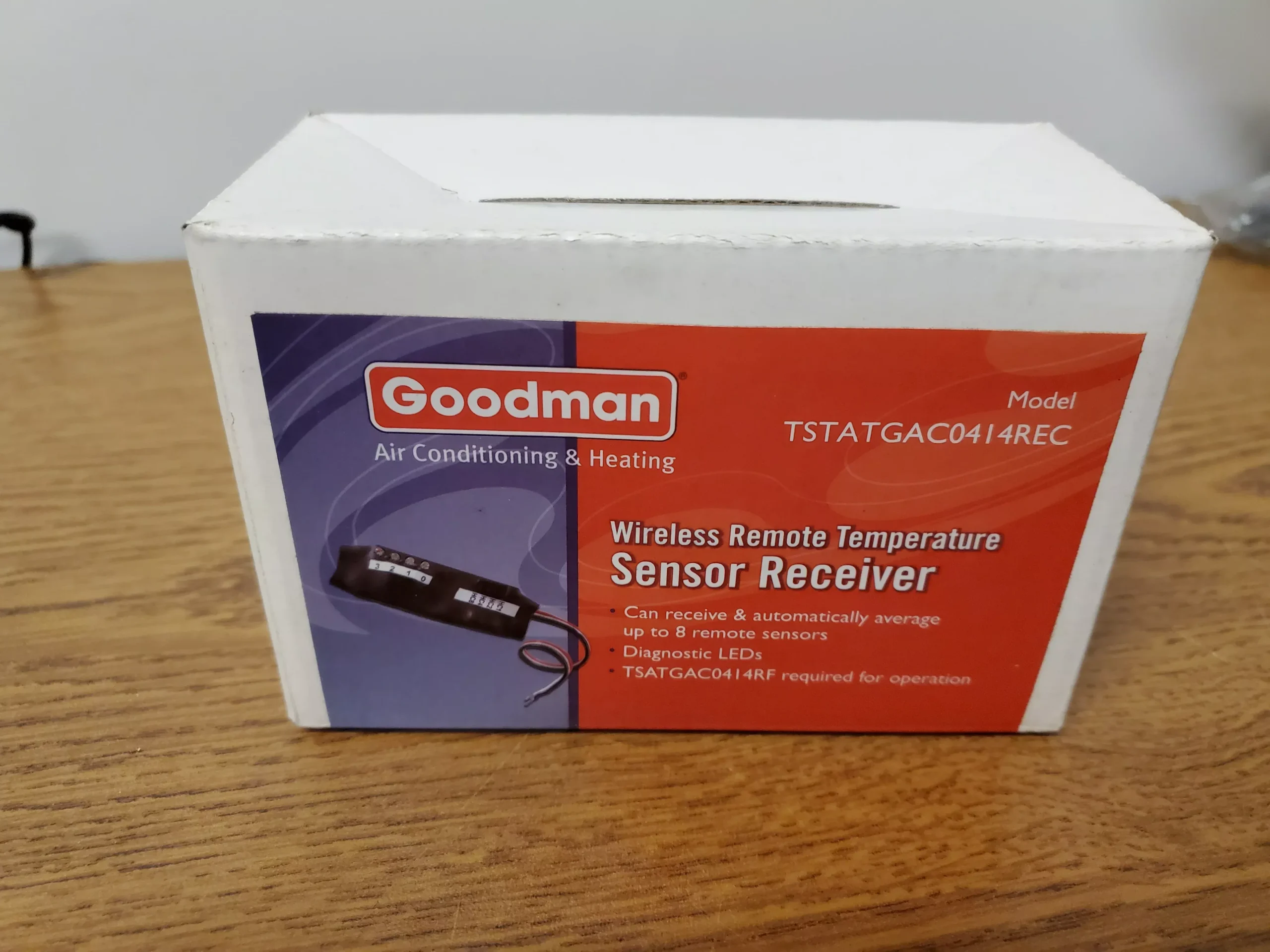WIRELESS REMOTE TEMPERATURE SENSOR RECEIVER