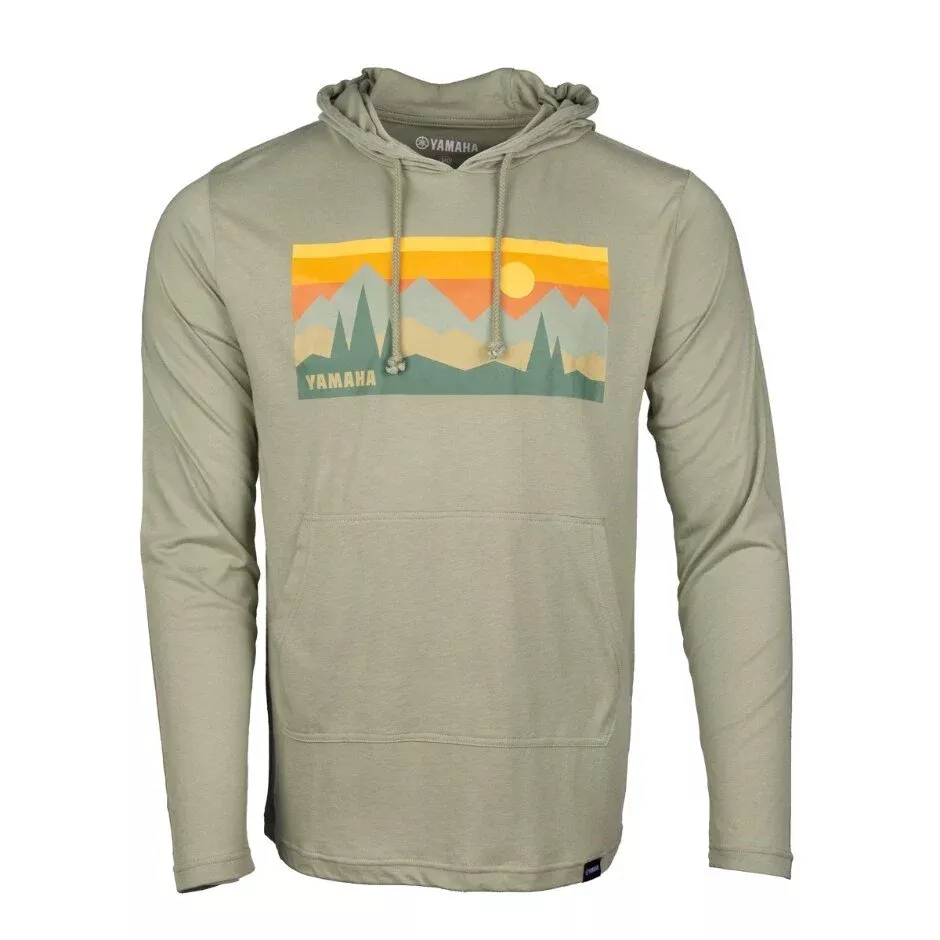 Yamaha Men's Adventure Ridgeline Hooded L/S Tee