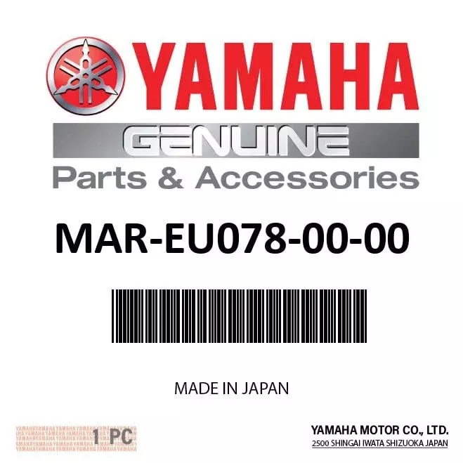 Yamaha - STD. REGISTRATION KIT/BLACK - MAR-EU078-00-00