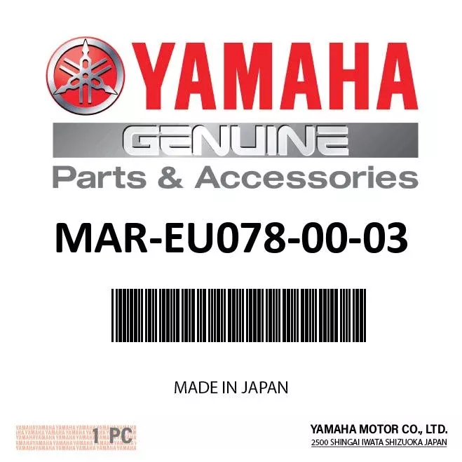 Yamaha - STD REGISTRATION KIT - RED - MAR-EU078-00-03
