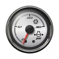 Yamaha Water Pressure Gauge Chrome Bezel Classic Silver Face
