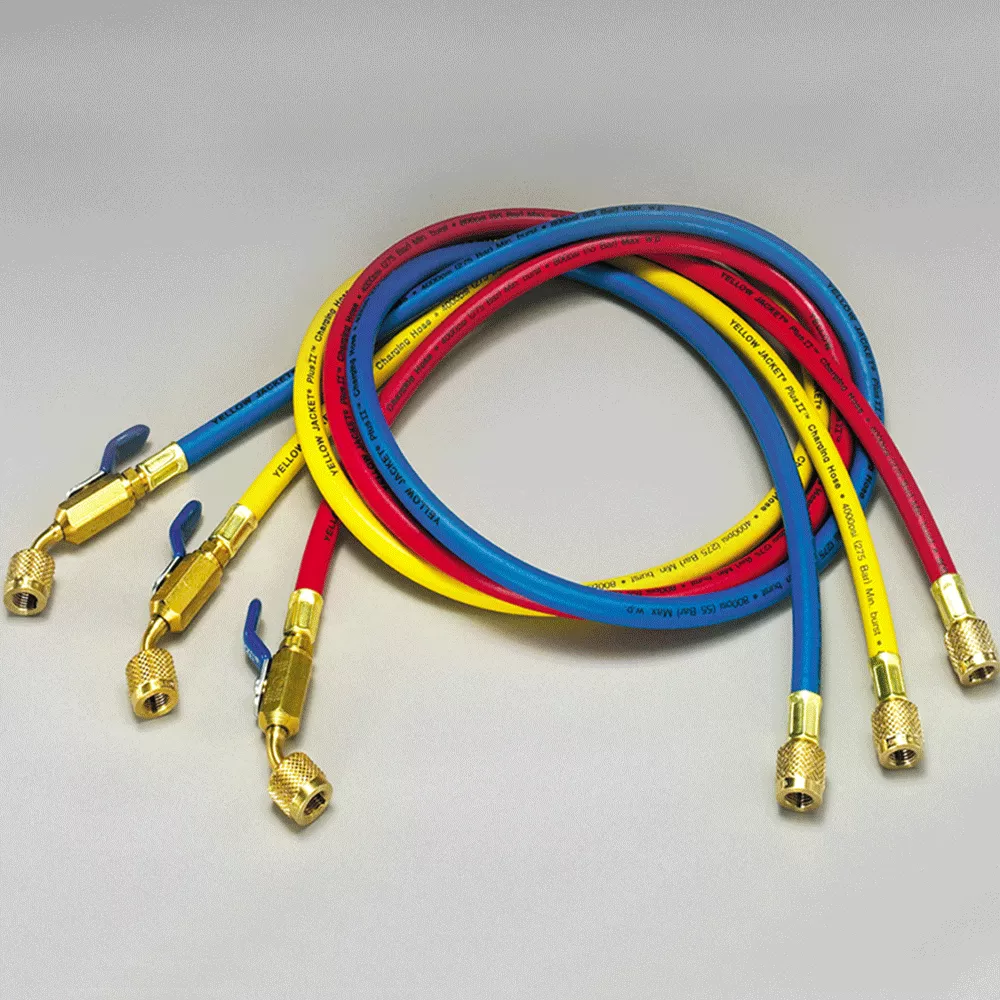 Yellow Jacket 29985 60in Plus II Hose with Compact Ball Valve